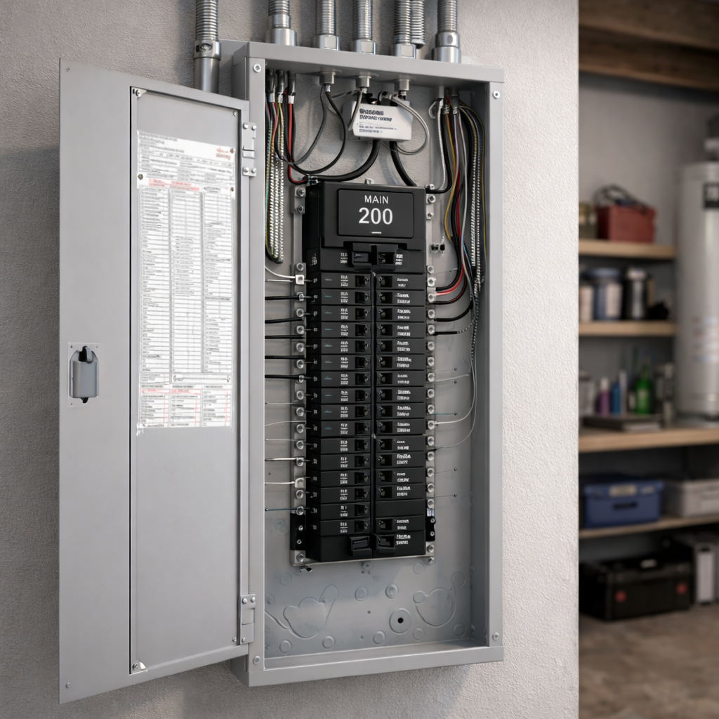 Electrical panel upgrade 200 amp