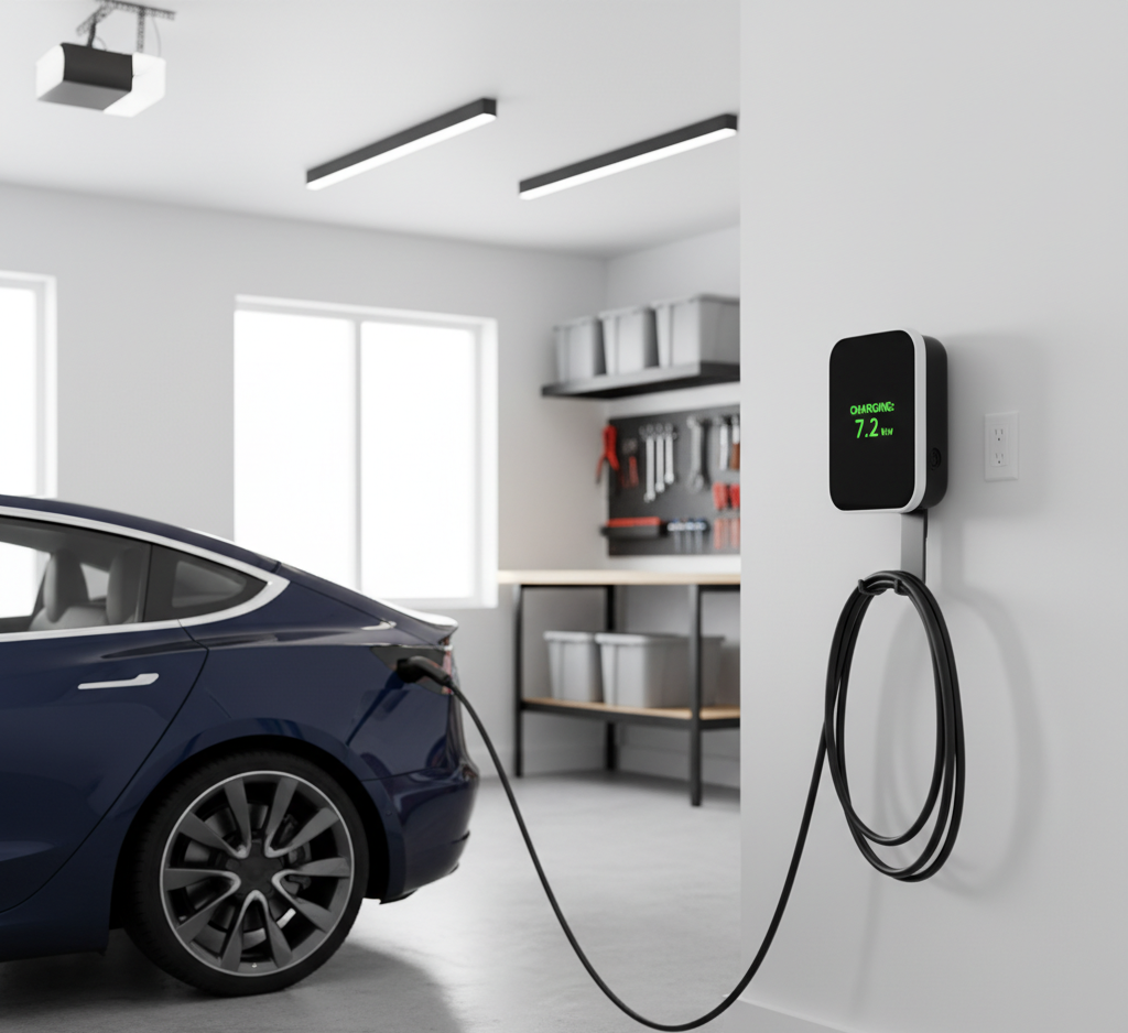 Level 2 EVSE charger installation