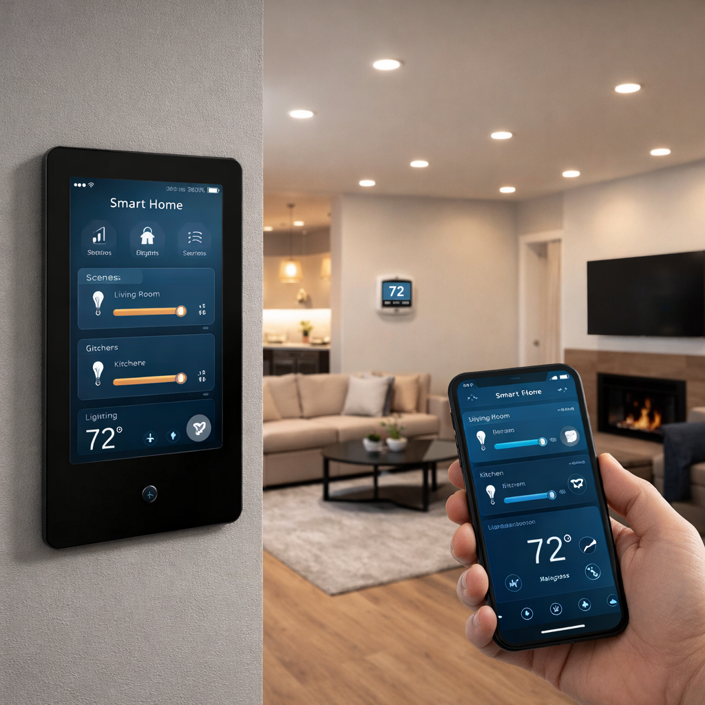 Smart home integration lighting and climate control